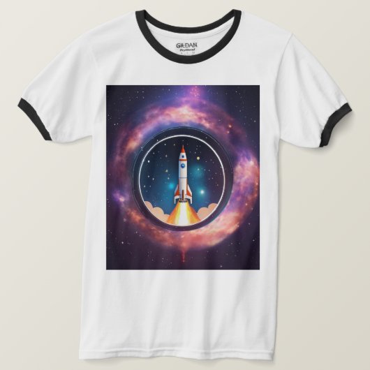 Heren Basic Ringer T-Shirt (Design voorkant)