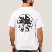 Heren basic T-shirt (Achterkant)