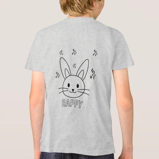 Heren Basic T-Shirt (Achterkant)