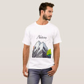 Heren Basic T-Shirt (Voorkant volledig)