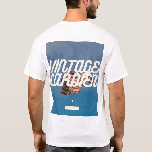 Heren Basic T-Shirt (Achterkant)