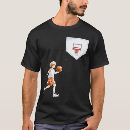 Heren basic t-shirt (Voorkant)