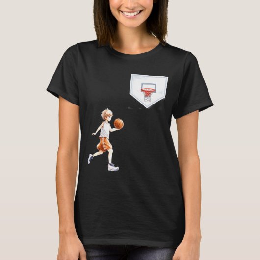 Heren basic t-shirt (Voorkant)
