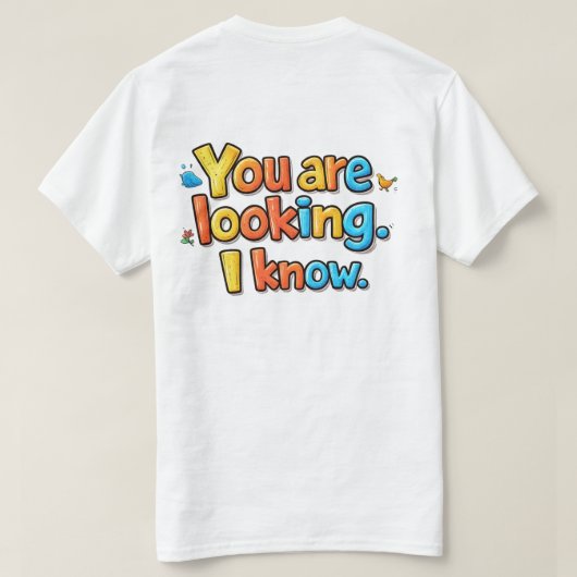 Heren Basic T-Shirt (Design achterkant)