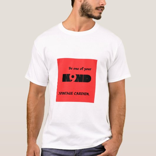 Heren Basic T-Shirt (Voorkant)