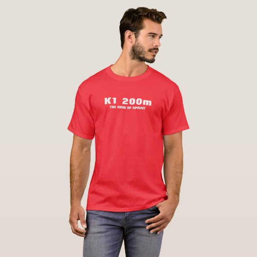 Heren Basic T-Shirt | 200 meter (Voorkant volledig)