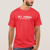 Heren Basic T-Shirt | 200 meter (Voorkant)