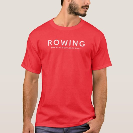 Heren Basic T-Shirt | Alleen voor echte mannen (Voorkant)