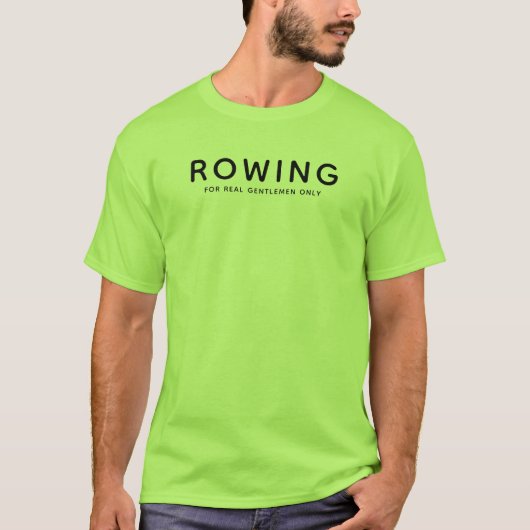 Heren Basic T-Shirt | Alleen voor echte mannen (Voorkant)