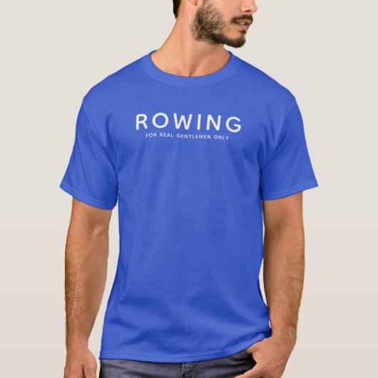 Heren Basic T-Shirt | Alleen voor echte mannen (Voorkant)