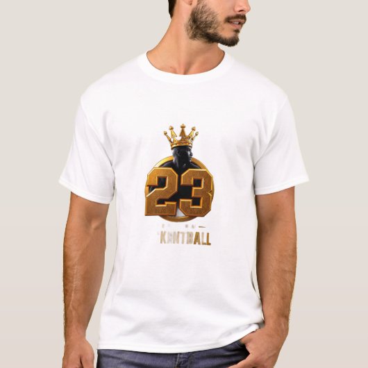 Heren Basic T-shirt BASKETBAL (Voorkant)