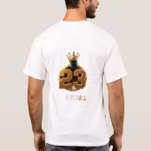 Heren Basic T-shirt BASKETBAL (Achterkant)