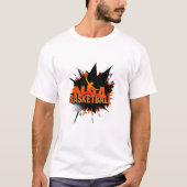 Heren Basic T-shirt BASKETBAL (Voorkant)
