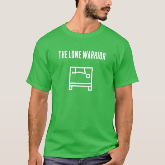 Heren Basic T-Shirt | De Lone Warrior (Voorkant)