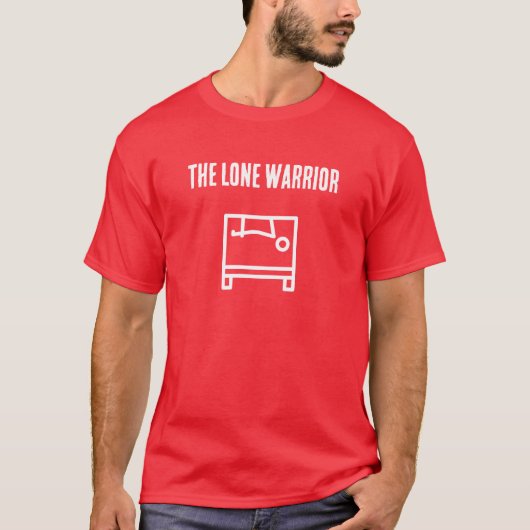 Heren Basic T-Shirt | De Lone Warrior (Voorkant)