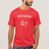 Heren Basic T-Shirt | Destroyer (Voorkant)