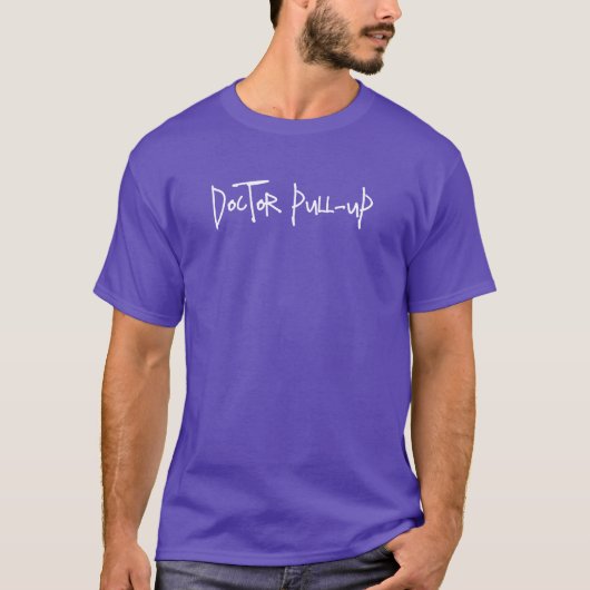 Heren Basic T-Shirt | Doctor Pull-Up (Voorkant)