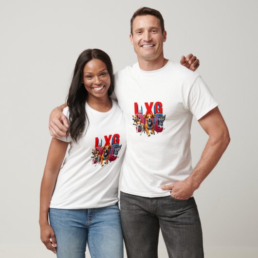 Heren Basic T-Shirt DOG (Unisex)