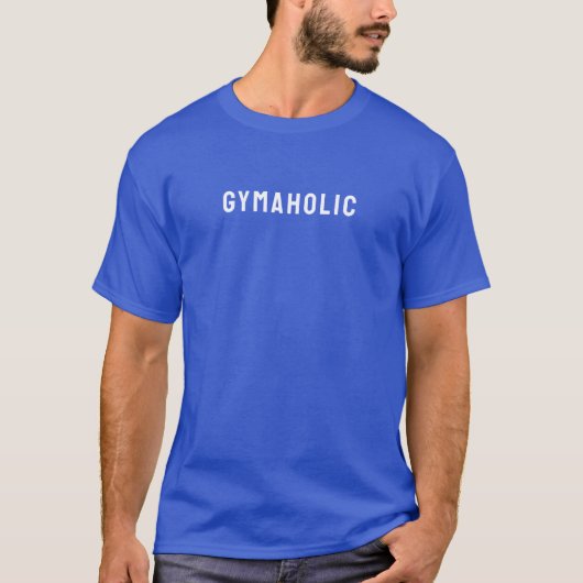 Heren Basic T-Shirt | Gymaholic (Voorkant)