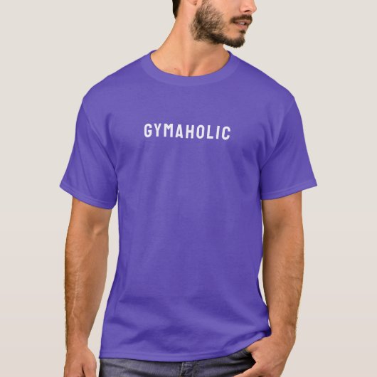 Heren Basic T-Shirt | Gymaholic (Voorkant)