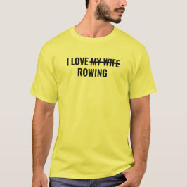 Heren Basic T-Shirt | Ik hou van roeien