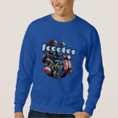 Heren Basic T-shirt met capuchon (Voorkant)