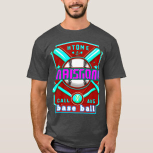 Heren Basic T-Shirt met Kleurrijk Digitale Design