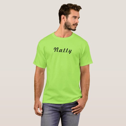Heren Basic T-Shirt | Natty (Voorkant volledig)