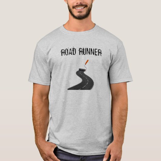 Heren Basic T-Shirt | Road Runner 3 (Voorkant)