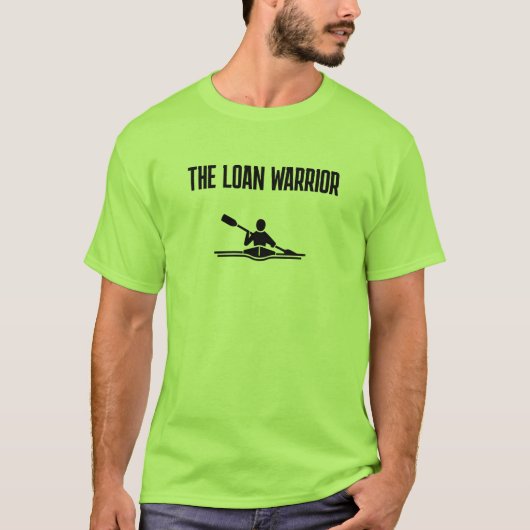 Heren Basic T-Shirt | The Loan Warrior (Voorkant)