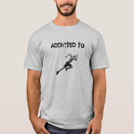 Heren Basic T-Shirt | Verslaafd Aan Hardlopen