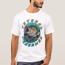 Heren Basic T-Shirt veteraan visser