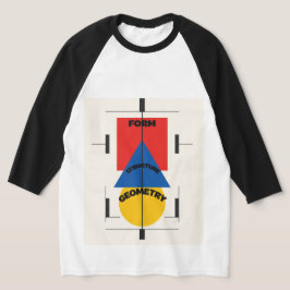 Heren Bauhaus Design 3/4 T-shirt