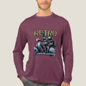 Heren Bella+Canvas Tri-blend lange mouw shirt, Zo Shirt (Voorkant volledig)