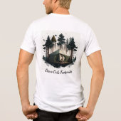 Heren Bella+Canvas Tri-blend T-Shirt (Achterkant)