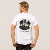 Heren Bella+Canvas Tri-blend T-Shirt (Achterkant volledig)
