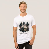 Heren Bella+Canvas Tri-blend T-Shirt (Voorkant volledig)