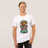 Heren Bella+Canvas Tri-Blend T-shirt (Voorkant volledig)