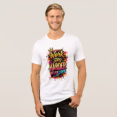 Heren Bella+Canvas Tri-Blend T-shirt 👕🔥 (Voorkant volledig)