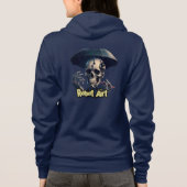 [Heren Bella+canvas volledige ritssluiting hoodie (Achterkant)