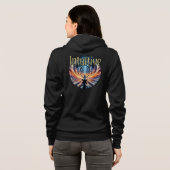 [Heren Bella+canvas volledige ritssluiting hoodie (Achterkant volledig)