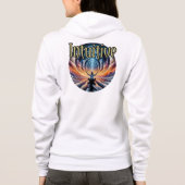 [Heren Bella+canvas volledige ritssluiting hoodie (Achterkant)