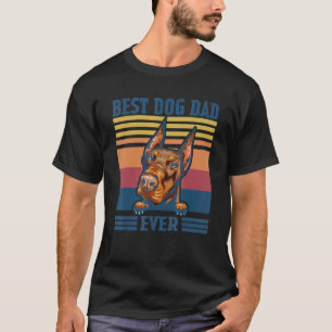 Heren Beste Dobermann Papa Ooit  Hond Papa Vaderda T-shirt