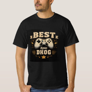 Heren “Beste epische papa” Gamer verjaardag T-shir T-shirt