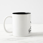 Heren blijven Sharp. Tweekleurige Koffiemok (Links)