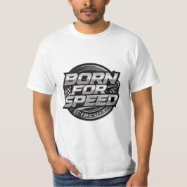 Heren Born for Speed Circuit Racing Logo T-shirt