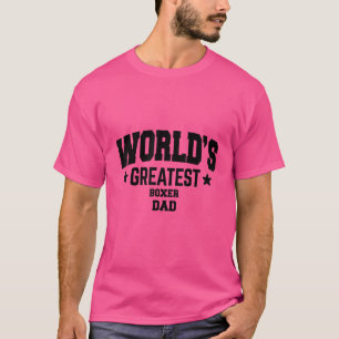 Heren Boxer Hond Vader T-shirt