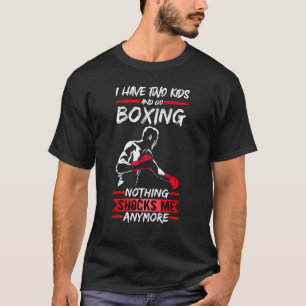 Heren Boxer Vechters Gym Ik Heb Twee Kinderen En G T-shirt