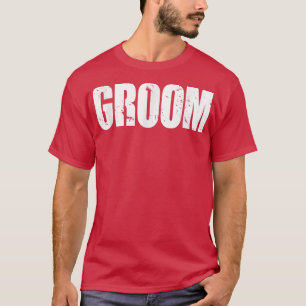 Heren Bruidegom, Bachelorfeest, Trouwen, Mannen, B T-shirt