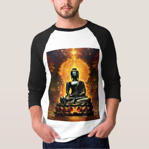 Heren Buddha Logo T-Shirt Vrede & Meditatie Des